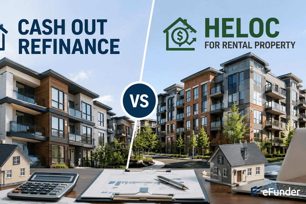 Cash Out Refinance vs HELOC for Rental